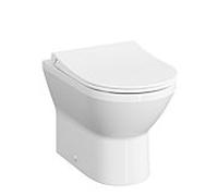 WC sur pied VitrA Integra, à chasse d'eau profonde 7059B003-0075 35,5 x 54 cm, 3/6 l, sans bride, sans fonction bidet, blanc