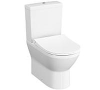 WC sur pied VitrA Integra, à chasse d'eau profonde, fixé au mur, 7043B003-0585, 36 x 62 cm, 3/6 l, sans bride, sans fonction bidet, blanc