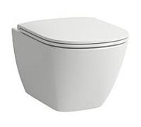 WC suspendu à fond creux LAUFEN LUA Advanced H8660800000001 36x52cm, sans rebord. y compris abattant WC avec soft-close, blanc
