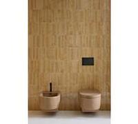 WC suspendu Duravit Balcon 290609AM00 540 mm, argile terra mat, à fond creux, sans bride, fixations dissimulées incluses, 4,5 l, sortie horizontale