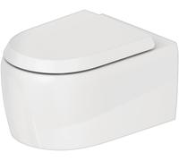 WC suspendu Duravit Collection One, à chasse d'eau profonde, référence 2556090000, 38,5 x 57 cm, 4,5 l, sans bride, blanc brillant