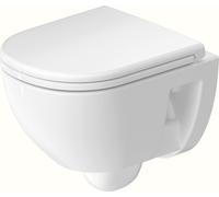 WC suspendu Duravit D-Code Compact, à fond creux, rimless, 370x480x360mm, blanc brillant, 2515090000