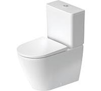 Duravit D-Neo - Cuvette de WC à poser, évacuation Vario, Rimless, DuraShield, blanc mat 200209AC00
