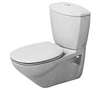 WC suspendu Duravit Design Classics pour combinaison Duraplus Practica-Cascade 0195090000 avec technologie Cascade, 650 mm, blanc brillant