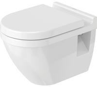 WC suspendu Duravit Starck 3 54cm, distance de fixation 230mm, 2206090000, Couleur: Blanc
