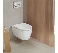 Geberit iCon Cuvette suspendue avec technologie TurboFlush, avec abattant, 503045008,