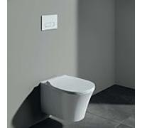 Ideal Standard Connect Air mural lavable WC K876801 AquaBlade, sans rebord, avec siège WC avec fermeture amortie, blanc