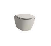 WC suspendu LAUFEN LUA, chasse d'eau silencieuse, fixation dissimulée, 520 x 360 x 360 mm, sans rebord de chasse, H8210800490001, Couleur: Pergame