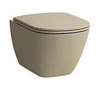 WC suspendu Laufen LUA H8200800180001 , 36 x 52 cm, sans bride, kit de montage EasyFit, beige Bahama