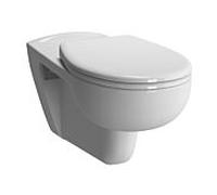 WC suspendu VitrA Conforma, à chasse d'eau profonde 5813B003-0075, 35,5 x 70 cm, accessible aux personnes à mobilité réduite, hauteur d'assise 48 cm, blanc