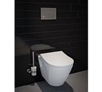 WC suspendu VitrA Integra, profil bas 7064L003-0075 35,5 x 54 cm, 3/6 l, avec bride, sans fonction bidet, blanc