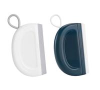 Wcawnlt 2 Mini Raclette à Verre Raclette de Douche Silicone Professionnel pour Vitre et Nettoyage Cuisine Salle de Bain Comptoir Idéal pour Usage Quotidien à la Maison