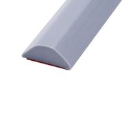 Wcawnlt Barre de seuil de douche - 1 pièce - 80 cm - Butée d'eau - lèvre en caoutchouc de 1,2 cm - Joint de douche autocollant pour douche, cabine, lèvre de douche, salle de bain - En silicone - Gris