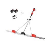WCXTY Niveleur de Béton Électrique sans Fil, Batterie 6000mAh, Double Moteur Haute Fréquence, Lame INOX Renforcée 2M pour Nivellement de Sols Extérieurs et Trottoirs(2M)