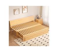 wD7rE5bm6z Confortable Canapé-lit Pliant à tiroirs avec coulissants et escamotables Multifonctions en Bois Massif Chaise-lit Pliante portative(Grand)