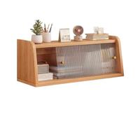 wD7rE5bm6z étagère à Livres Bibliothèque de Bureau en Panneau Artificiel trapézoïdal, avec présentoir d'organisateur Porte coulissante Plastique, for Le Stockage Livres à Domicile