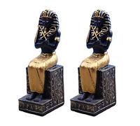 Wdfnexalai Lot de 2 figurines de pharaon égyptien en résine pour décoration de table de placard Type 2
