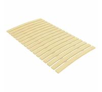 WDGJJFECNMUEHI Peuplier Massif Pliable 17 Lattes Brun 70 x 200 cm | Latte de rechange pour sommier 70x200 cm, 17 lattes en bois massif de peuplier, remplacement de sommier pliable pour lit