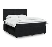 WDGJJFECNMUEHI Velours Doux Ressorts ensachés 160x220cm Gris | Sommier à lattes et matelas gris clair 160x220cm velours avec tête de lit réglable, ressorts ensachés, surmatelas lavable,