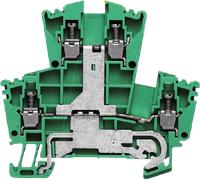 WDK 2.5 PE - Borne de passage Klippon® Connect, série W, vert / jaune