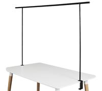 WDMT Pince de table réglable 137-250 cm - Cadre décoratif en acier inoxydable - Support de table / barre de décoration de table pour fête, mariage, dîner ou décoration saisonnière - Intérieur et