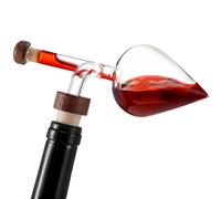 WDOPEN Aérateur de vin en verre, aérateur et décanteur, design anti-goutte, bouteille de whisky Decantador Dosificador pour un meilleur goût