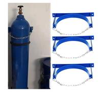 WDSOPK Lot de 3 supports muraux robustes pour bouteilles de gaz - Rangement sécurisé pour réservoirs de 1/3/5/7/9 - Idéal pour bouteilles de propane, d'oxygène, d'azote et d'argon - Peut contenir 3