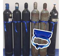 WDSOPK Support mural robuste pour bouteille de gaz, nizer sécurisé pour propane, CO2 et bronzage, support de rangement vertical pour bouteille unique pour sécurité et gain de place (bleu - 1 pièce)