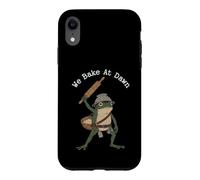 We Bake At Dawn Funny Frog Baker Rouleau à pâtisserie Coque pour iPhone XR