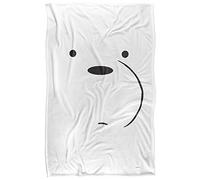 We Bare Bears Ice Bear Plaid Ultra Doux au Toucher Soyeux - 91 x 147 cm