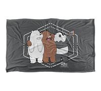 We Bare Bears Selfie Plaid Ultra Doux au Toucher Soyeux - 91 x 147 cm