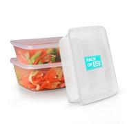 We Can Source It Ltd - Boîtes alimentaires en plastique de 500 ml avec couvercles - Boîtes de repas à emporter et de préparation des repas adaptées au micro-ondes et au congélateur - Stockage