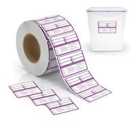 We Can Source It Ltd - Grand Nourriture Allergène Dates Info Étiquettes - Amovible Nourriture Allergie Étiquettes pour Commercial Cuisines et Traiteur Points de Vente - Paquet de 500