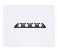 WE Organisateur de câbles pour bureau ou voiture - 4 emplacements x 2pcs - en silicone - coloris noir