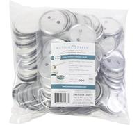 We R Makers Button Press Badges Rond 58 mm - Recharge 100 pcs - pour Machine à Badge - Pins Personnalisés avec Papier & Tissu - pour Vêtements, Sacs & Ateliers
