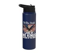We The People Land Of No Kings - Patriotique 4 juillet Stainless Steel Insulated Water Bottle