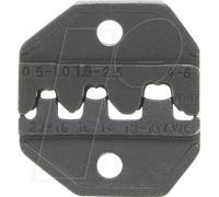WE W9060807 - Mors de sertissage 0,5-6,0 mm² pour fiche plate non isolée