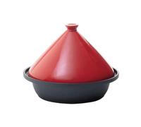 WEB2O Tajine Induction et Vitro-céramique INOX (Rouge)