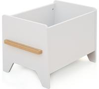 WEBABY - Coffre à jouet en bois PIRATE | 50,8 x 39 x 39 cm