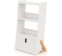 WEBABY - Étagère enfant Pirate en bois - Blanc