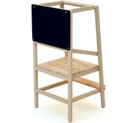 WEBABY - Tour d'observation/apprentissage en bois avec ardoise ALTO 2 | Marche-pied enfant