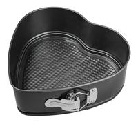webake Moule à charnière en forme de cœur - 23 cm - Revêtement anti-adhésif - Moule à gâteau en forme de cœur