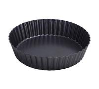 webake Plat a Tarte Ø 24cm Plus Moule a Tarte en forme de gâteau aux fruits, avec bordure inférieure relevable, revêtement anti-adhésif kairamique, résistant aux coupures
