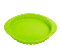 webake Plat a Tarte 24cm Moule à Tarte/Quiche en Silicone Antiadhésifs Moulle Tartelettes à Fond Amovible - Vert