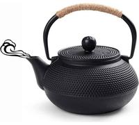 Webao Théière en fonte de style japonais Acier inoxydable Tamis noir 600ml