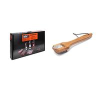 Weber 18286 Kit de Nettoyage pour Barbecue Q & Pulse 7,6 x 59,5 x 34 cm Multicolore & 6463 Brosse avec Grattoir, Taille S