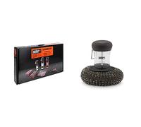 Weber 18286 Kit de Nettoyage pour Barbecue Q & Pulse 7,6 x 59,5 x 34 cm Multicolore & Eponge métallique pour plancha