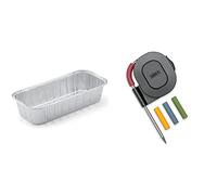 Weber 6498 Drip Pans 10 Pack, Fits SmokeFire and Summit, Silver & Sonde à Viande Igrill Pro, Noir, 3,2 x 10,8 x 5 cm