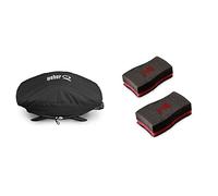 Weber 7118 Emballage de Protection & Éponge, Noir, 25 x 6 x 9 cm, Lot de Deux