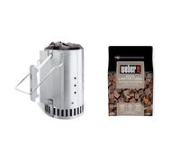 Weber 7416 Cheminée d’Allumage Rapidfire & Cubes Allume-Feux, Brun, Lot de 48